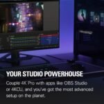 Elgato 4K Pro, Internal Capture Card: 8K60 Passthrough/4K60 HDR10 with Ultra-Low Latency on PS5 - Image 4