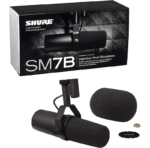 Shure SM7B Vocal Dynamic Microphone Broadcast, Podcast & Recording, XLR Studio Mic Music & Speech, Wide-Range Frequency - Image 2