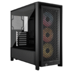 CORSAIR FRAME 4000D RS ARGB Modular Mid-Tower ATX PC Case – High Airflow, 3x Pre-Installed RS ARGB Fans