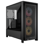 CORSAIR FRAME 4000D RS ARGB Modular Mid-Tower ATX PC Case – High Airflow, 3x Pre-Installed RS ARGB Fans