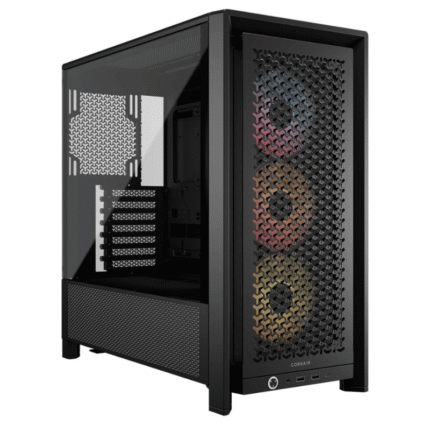 CORSAIR FRAME 4000D RS ARGB Modular Mid-Tower ATX PC Case – High Airflow, 3x Pre-Installed RS ARGB Fans