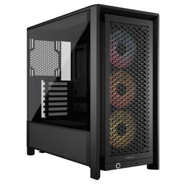 CORSAIR FRAME 4000D RS ARGB Modular Mid-Tower ATX PC Case – High Airflow, 3x Pre-Installed RS ARGB Fans