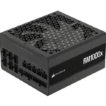 CORSAIR RM1000x Fully Modular Low-Noise ATX Power Supply – ATX 3.1 Compliant – PCIe 5.1 Support – Cybenetics Gold Efficiency – Native 12V-2x6 Connector – Black
