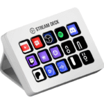 Elgato Stream Deck MK.2 White – Studio Controller, 15 macro keys, trigger actions in apps and software like OBS, Twitch, ​YouTube and more, works with Mac and PC