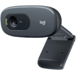 Logitech C270 HD Webcam, HD 720p/30fps, Widescreen HD Video Calling, HD Light Correction