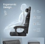 SONGMICS Gaming Chair, Ergonomic Computer Chair with Footrest, Video Game Chair with Headrest - Image 5