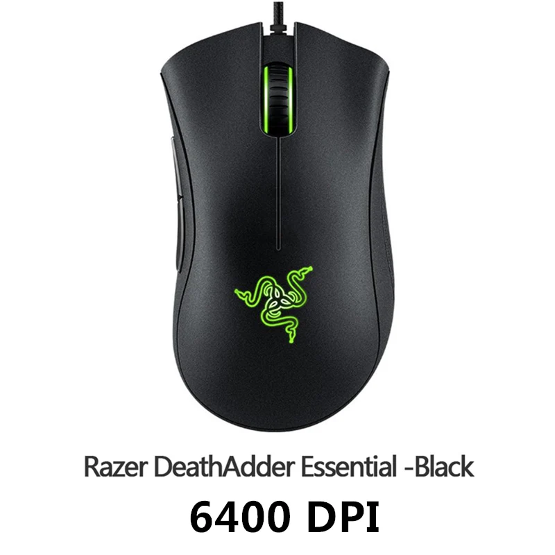 2168510274.webp Razer DeathAdder Essential Wired Gaming Mouse – Black - Image 1