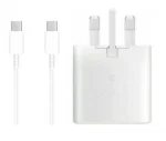 Samsung 25W USB-C Wall Charger Set – TA800 – White (UK Plug)