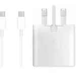 Samsung 25W USB-C Wall Charger Set – TA800 – White (UK Plug)