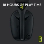 Logitech G435 LIGHTSPEED Gaming Headset – Black - Image 3