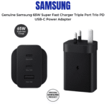 Samsung 65W Trio Super Fast Charging Wall Charger – USB-C PD