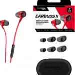 HyperX Cloud Earbuds II In-Ear Wired Gaming Headset – Red