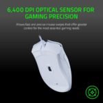 Razer DeathAdder Essential Wired Gaming Mouse – White - Image 2
